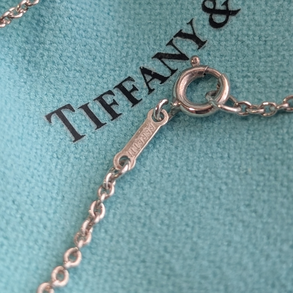 Tiffany and co Open Heart Large pendant‎ necklace - Picture 4 of 6